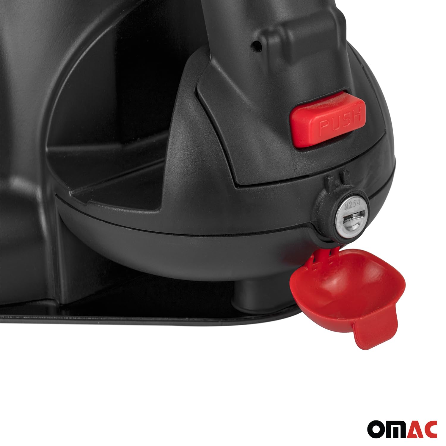 OMAC 2-Pack Black Magnetic Ski & Snowboard Roof Rack for Cars, Trucks, Vans - Universal Fit, Heavy Duty Car Carrier for Winter Sports Gear - Perfect for Ski Trips, Mountain Adventures & Snowboarding Vacations