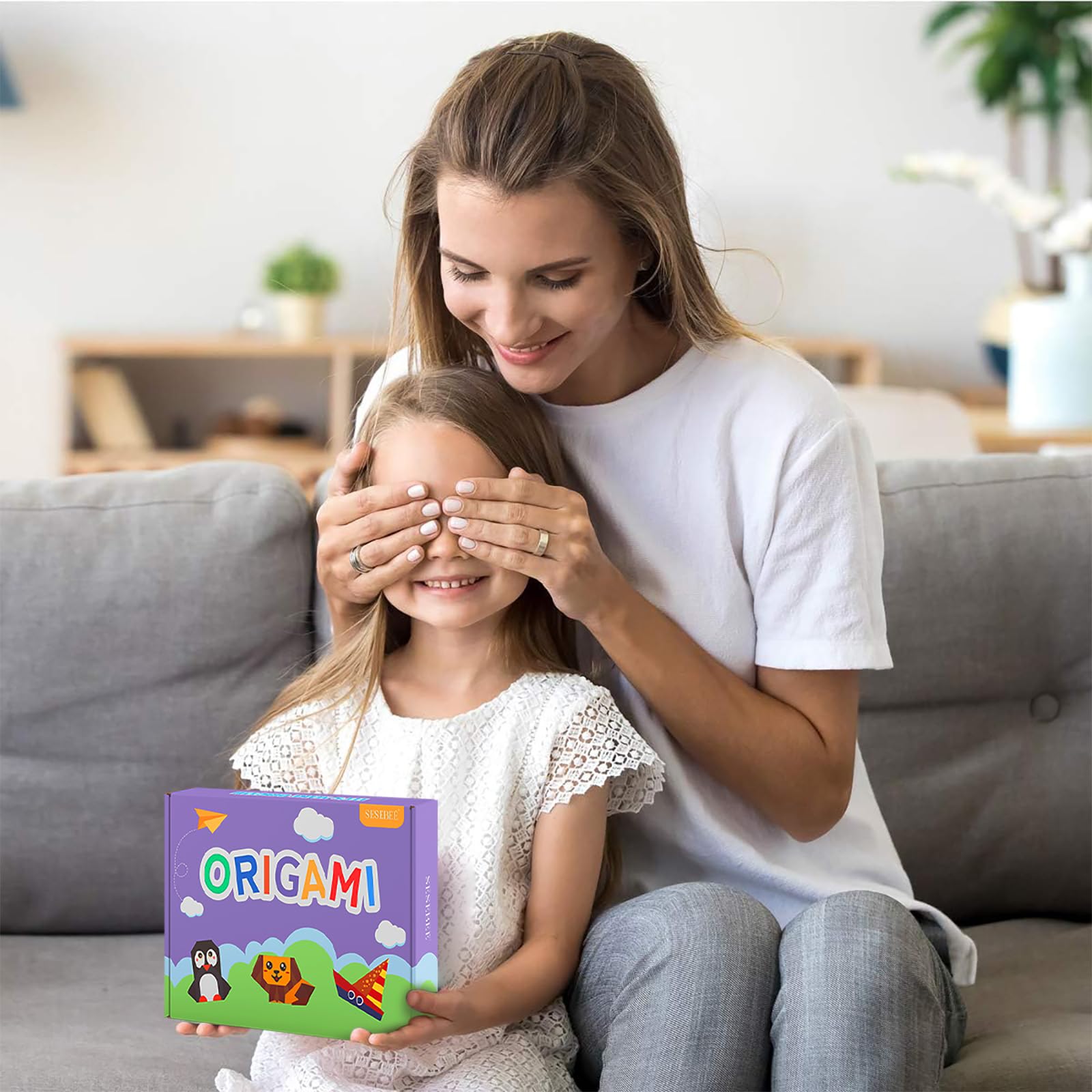 240 Sheets 6x6 Inch Double Sided Origami Paper for Kids - 90 Animal Patterns, DIY Craft Folding Paper Set with Instruction Book, Perfect Gift for 3+ Boys Girls Beginners - School Projects, Party Activities & Creative Play