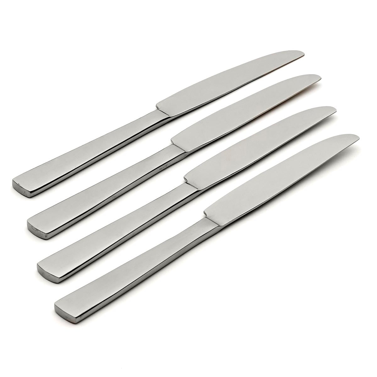Premium Nocha Stainless Steel Dinner Knife Set of 4 - Sharp Kitchen Cutlery for Steak, Meat & Fine Dining - Dishwasher Safe & Rust Resistant