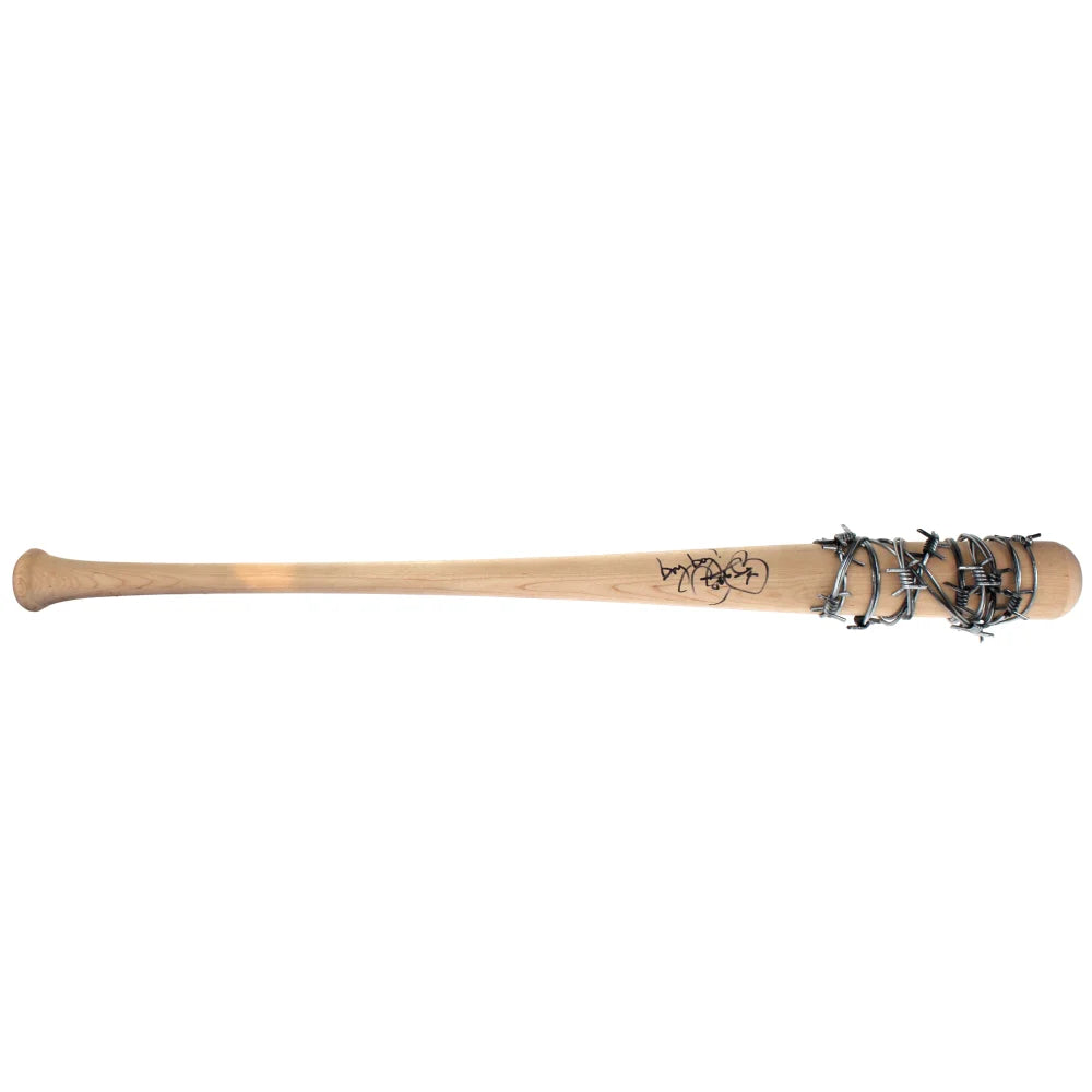 Mick Foley Cactus Jack Autographed WWE WWF Barbed Wire Baseball Bat - Signed Collectible with IGM COA - Perfect for Wrestling Fans & Memorabilia Displays