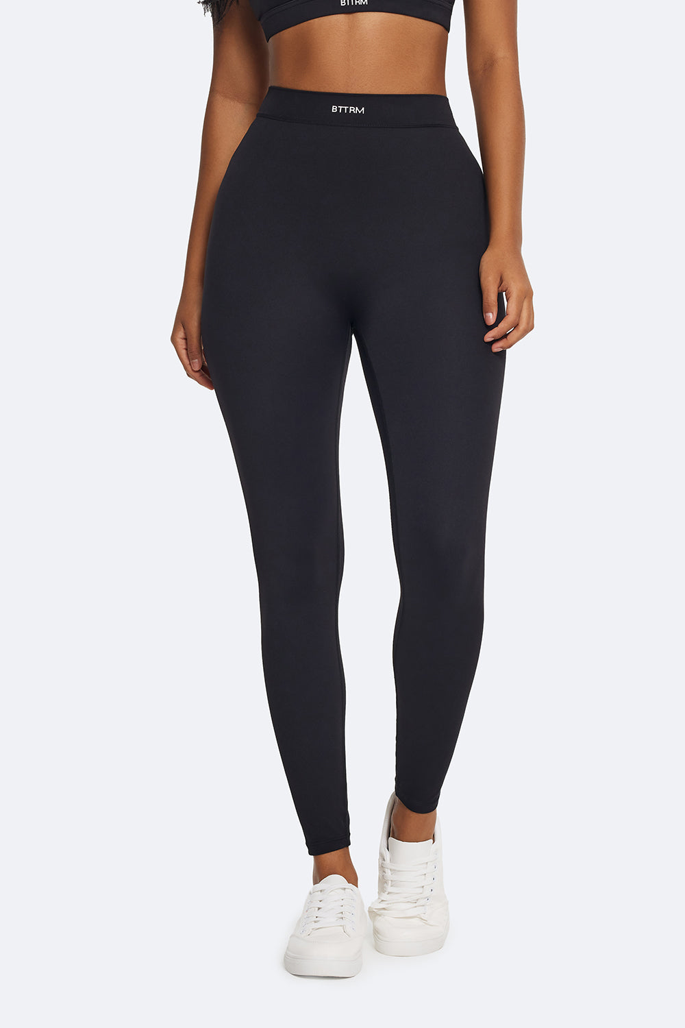 Ruched High Waisted Leggings for Women - Tummy Control Yoga Pants with Side Pockets - Perfect for Workout, Running, Lounge & Everyday Wear