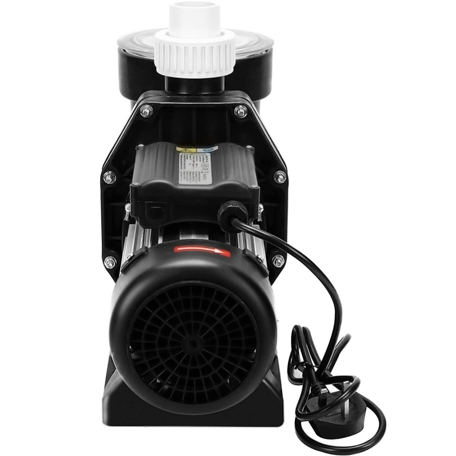 VEVOR 2.5HP Above Ground Pool Pump - Single Speed Swimming Pool Pump 110V with 148GPM High Flow & 1.5