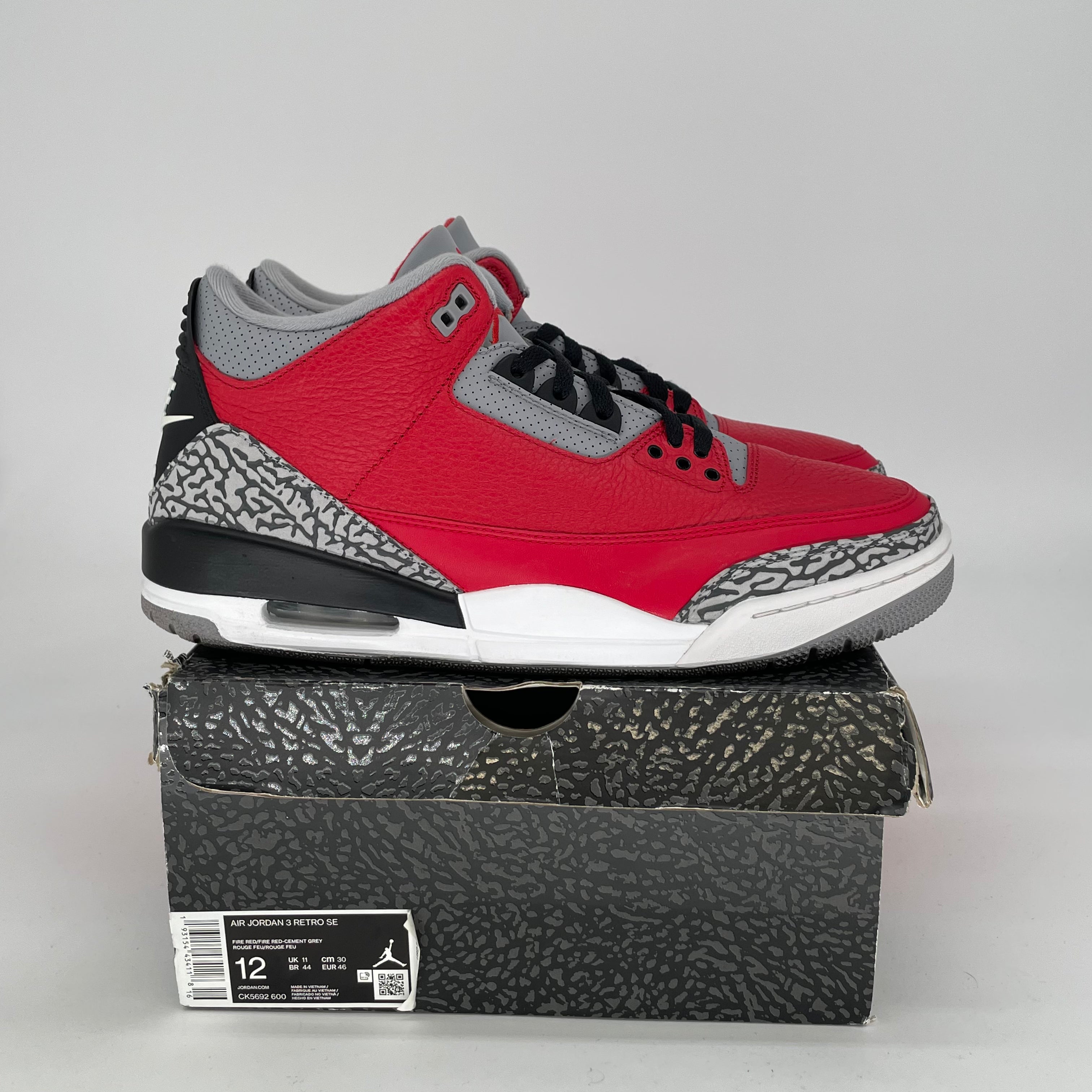 AIR JORDAN 3 UNITE Retro Basketball Shoes Men's Size 12 - CK5692-600 | Authentic Nike Sneakers for Running, Gym & Streetwear Fashion