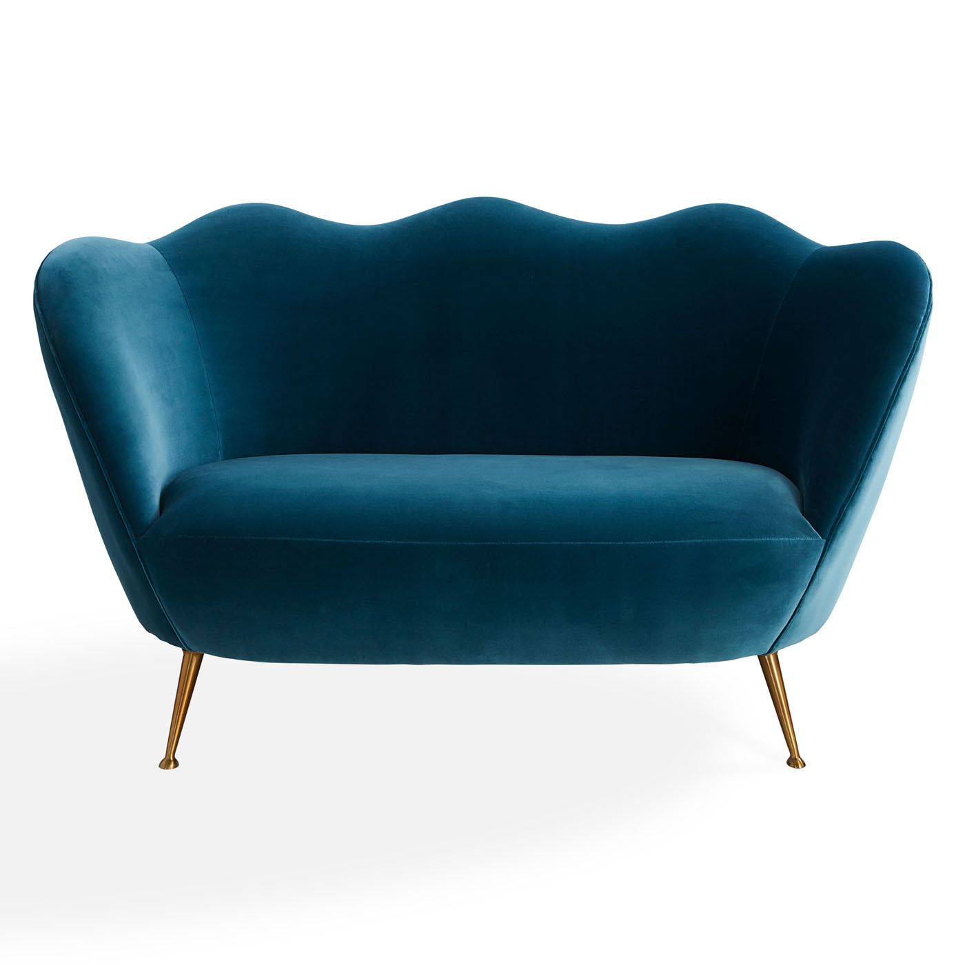 Modern Ripple Apartment Sofa - Comfortable 3-Seater Couch for Small Spaces - Perfect for Living Rooms, Studios & Apartments