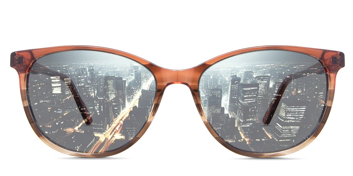 Maggie Women's Prescription Tinted Glasses - Stylish & UV Protection for Reading, Driving & Outdoor Activities