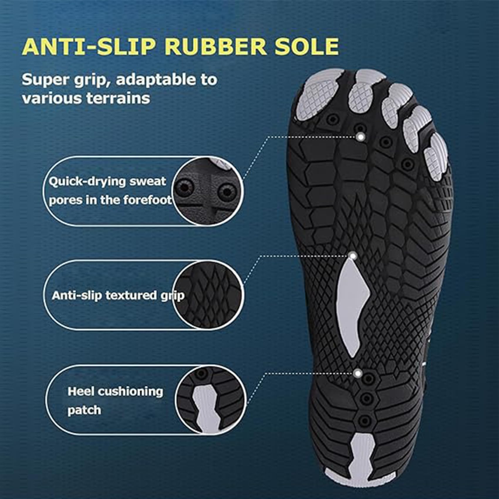 Giltpeak Copper Grounding Shoes for Women & Men - Barefoot Hiking & Outdoor Walking - Natural Earthing Footwear for Improved Balance & Wellness