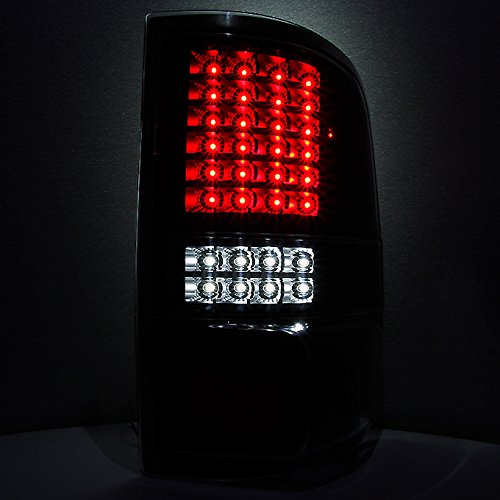 AKKON Black Halo Projector LED Headlights & Full LED Tail Lights for 2004-2008 Ford F150 F-150 - Upgrade Your Truck's Style & Night Visibility for Off-Roading & City Driving