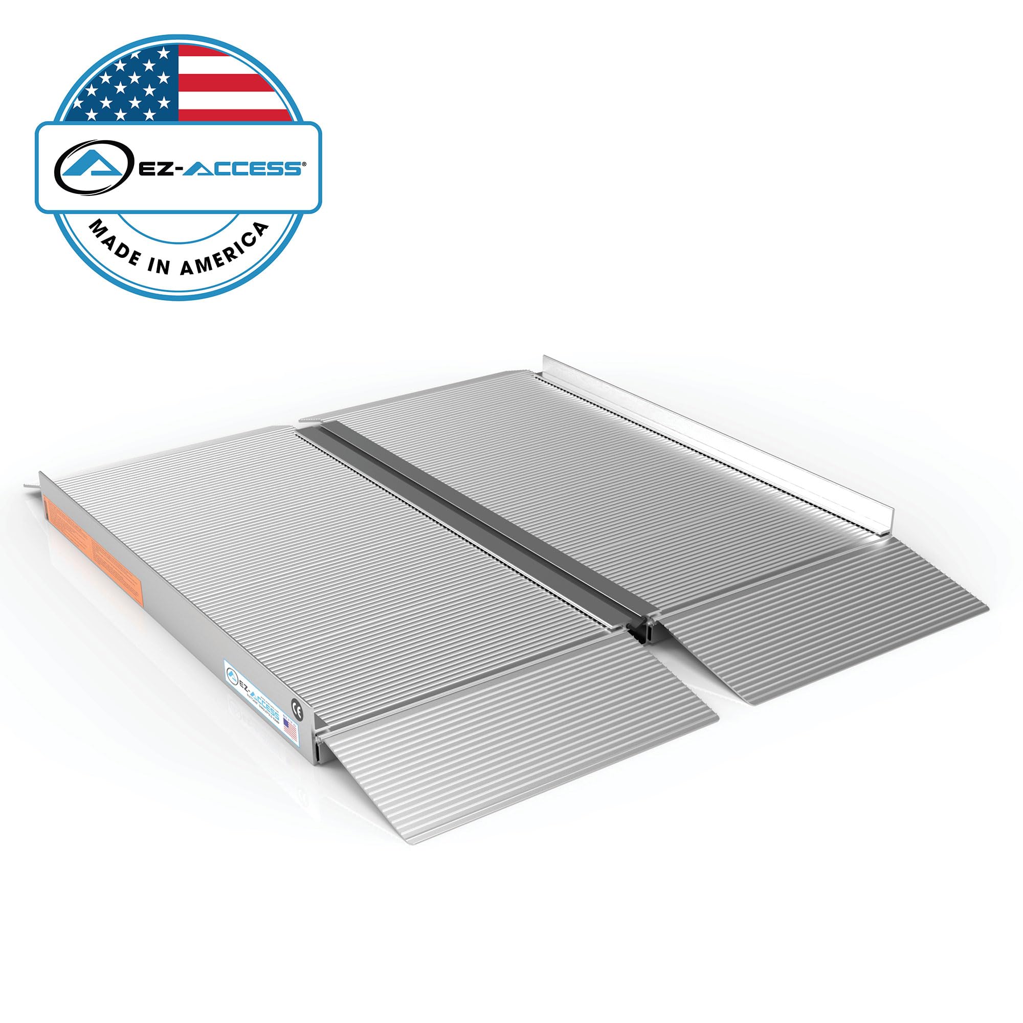 EZ-ACCESS 3ft x 30in Portable Singlefold Wheelchair Ramp with Ergonomic Handles & Anti-Slip Tread | Lightweight Aluminum Mobility Ramp for Home Entry, Vehicles & Threshold Access