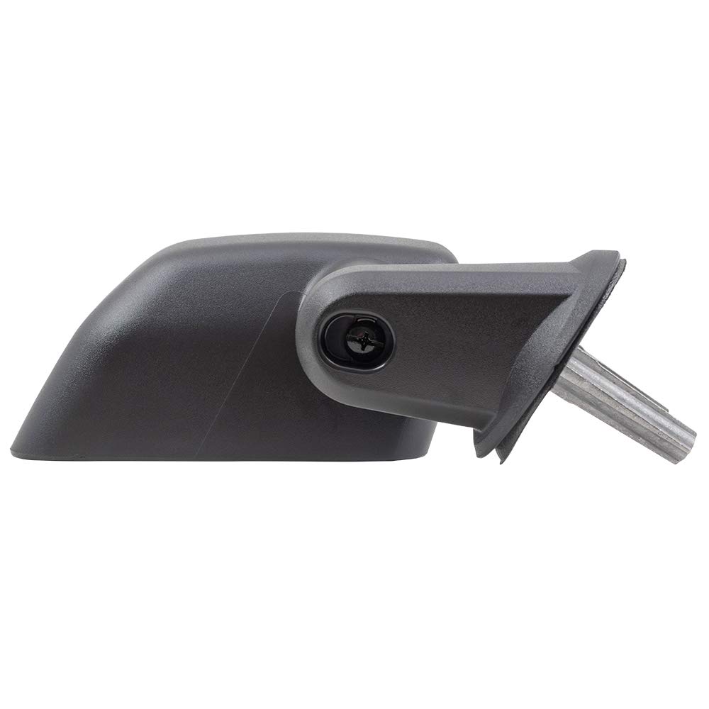 2007-2017 Jeep Wrangler JK Manual Side View Mirrors Replacement - Textured Driver & Passenger Mirrors (Fits 68081251AA & 68081250AA) - Perfect for Off-Roading & Daily Driving