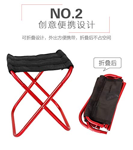 Lightweight Aluminum Alloy Folding Chair - Portable Outdoor Camping, Fishing, Beach Chair for Picnics, Backyard, and Travel | Durable & Compact Design