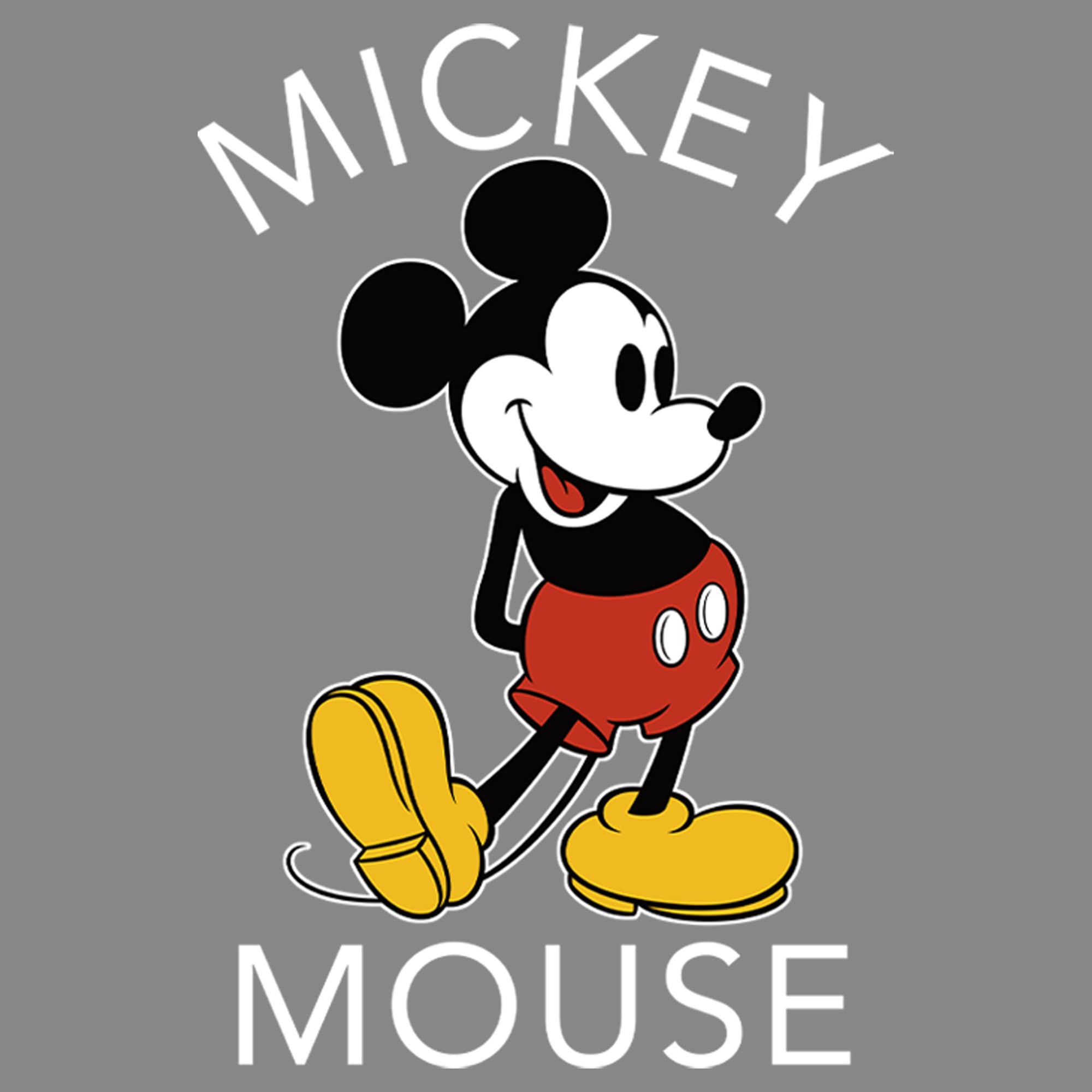 Disney Mickey Mouse Classic Boys' Performance T-Shirt - Soft Cotton Short Sleeve Tee for Kids, Playtime & Everyday Wear
