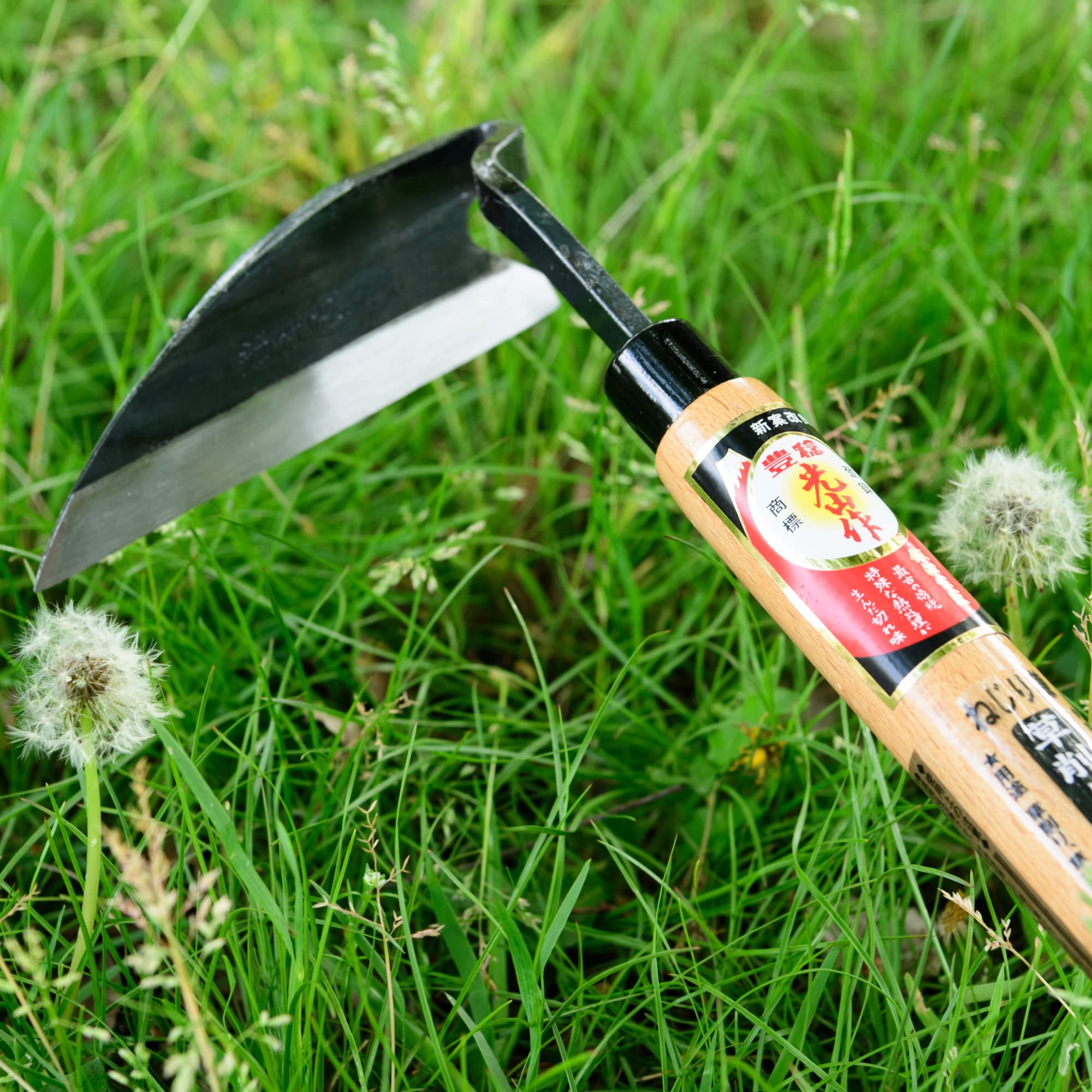 High Carbon Steel Garden Weeding Sickle - Durable Twisted Hand Hoe for Efficient Weed Removal | Perfect for Lawn Care, Vegetable Gardens & Landscaping