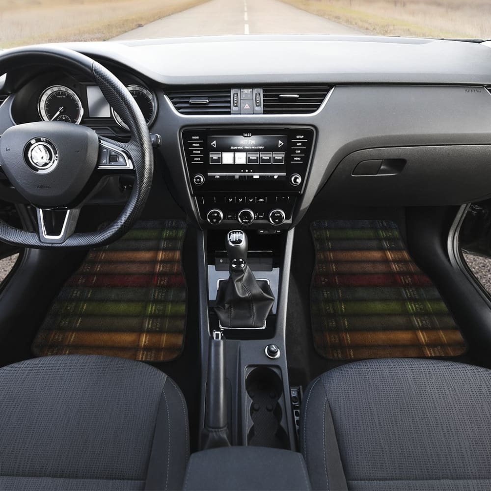 Premium Car Floor Mats for Book Lovers - Non-Slip Custom Fit All-Weather Protection - Perfect for Reading Nooks, Road Trips & Daily Commutes