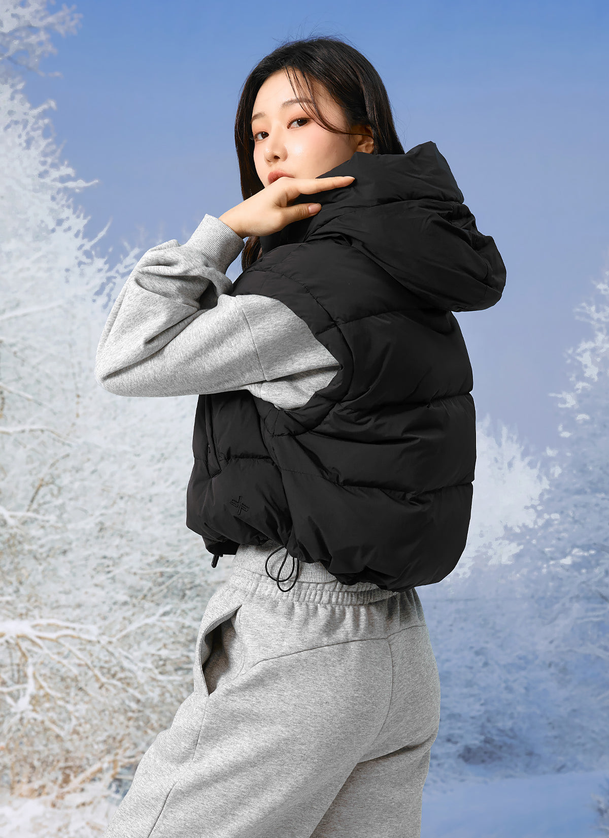 Detachable Hooded Goose Down Vest for Men & Women - Lightweight Warm Winter Jacket for Outdoor Activities, Hiking & Travel