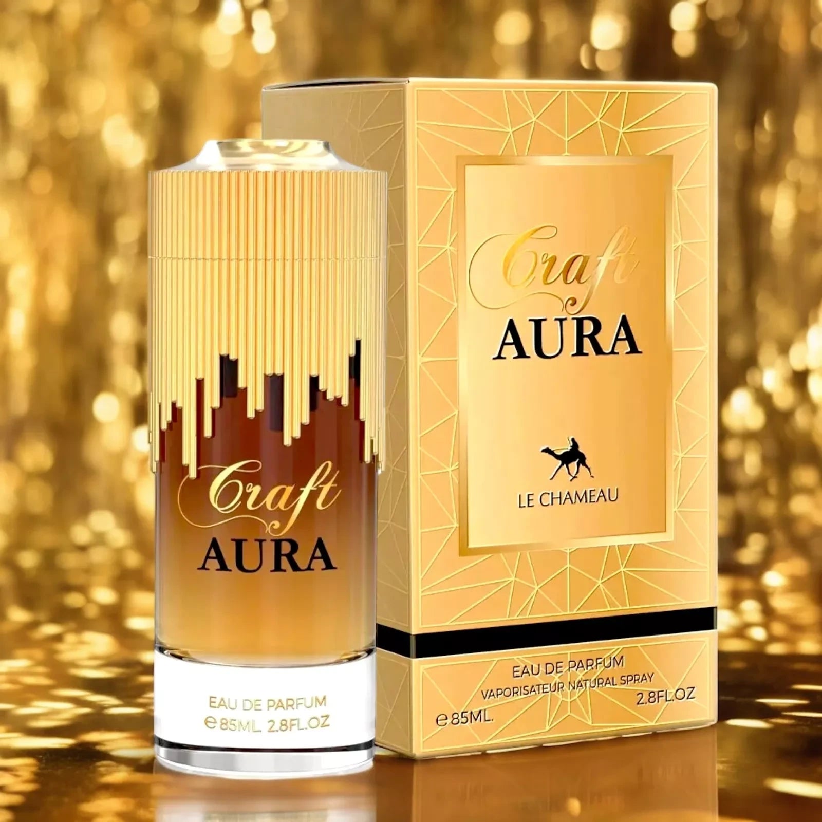 Craft Aura 2.8 oz Unisex Eau de Parfum - Long Lasting Fragrance for Men & Women | Perfect for Date Night, Office & Special Occasions