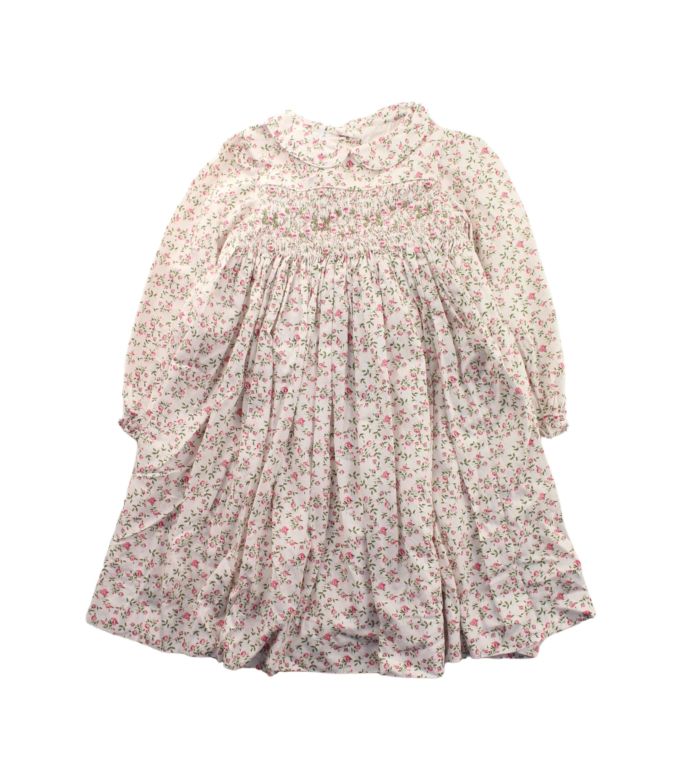 Annafie Girls Long Sleeve Casual Dress Size 3T - Soft Cotton Comfortable Outfit for Toddler Playdates, Preschool & Family Photos