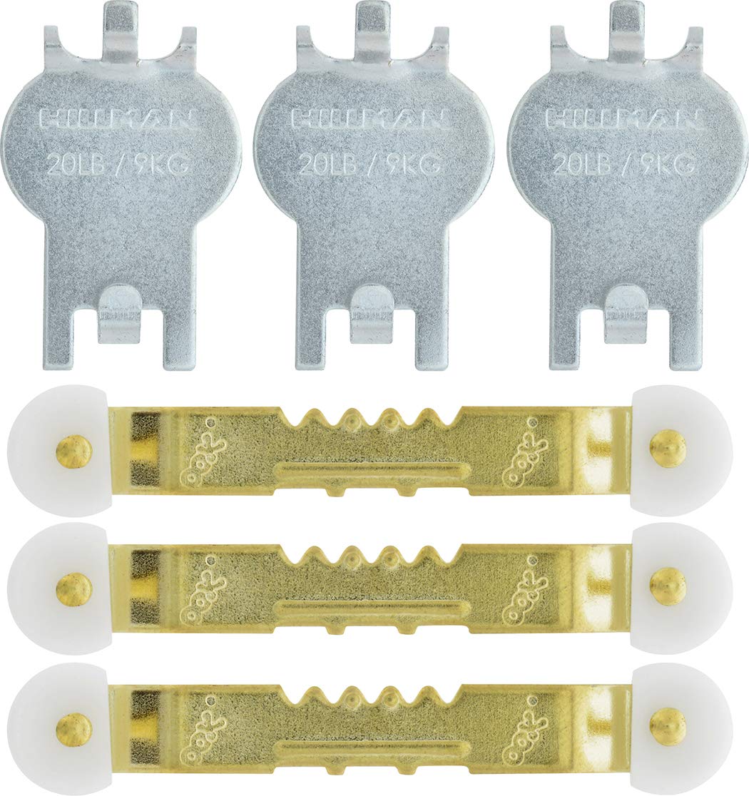 High & Mighty 515311 Picture Hanger Value Pack - 6 Steel Drywall Hooks for Artwork, Photos & Mirrors (Holds 20lbs) - No Tools Needed, Silver Finish - Perfect for Home Decor & Gallery Wall Setup