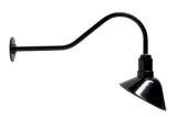 15W LED Gooseneck Barn Wall Light - AGB101AA9-BLACK - 9