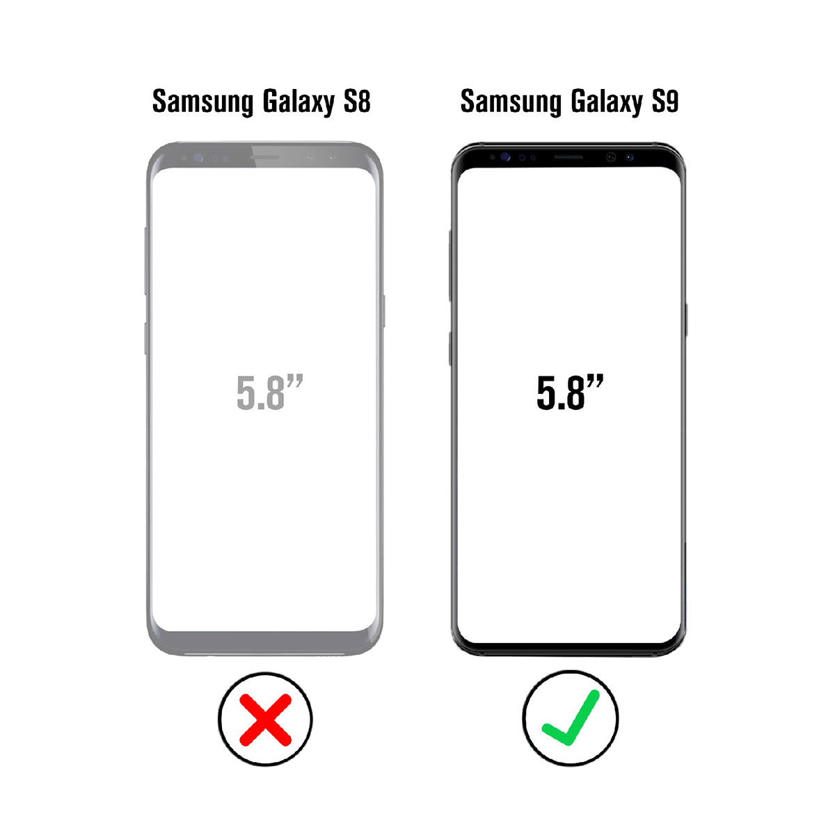 Samsung Galaxy S9 Shockproof Case - Heavy Duty Impact Protection Cover for Samsung Galaxy S9 - Perfect for Outdoor, Travel & Daily Use