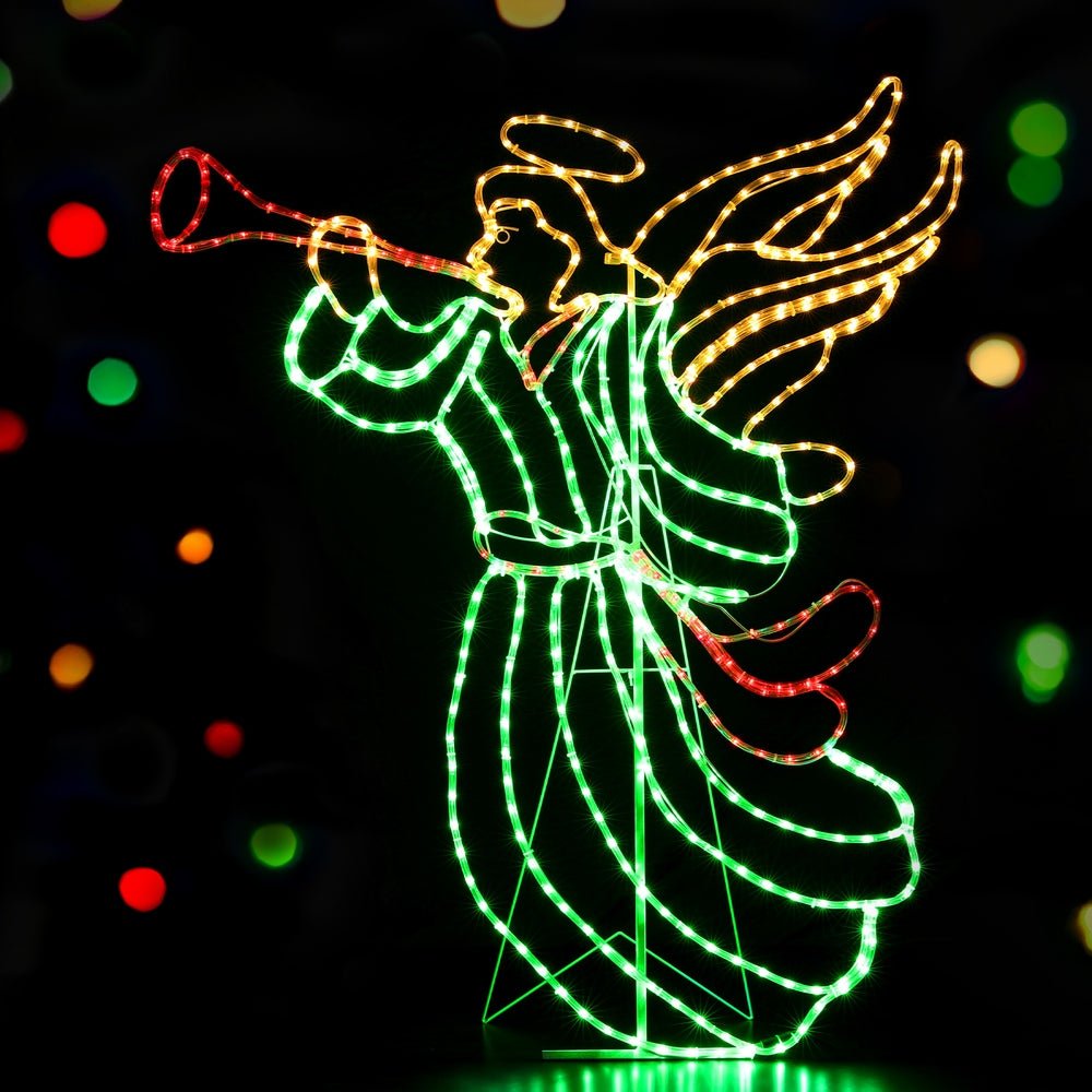 504 LED Christmas Rope Lights - 144cm Outdoor Waterproof Holiday String Lights for Xmas Tree, Home, Yard, Party & Garden Decorations