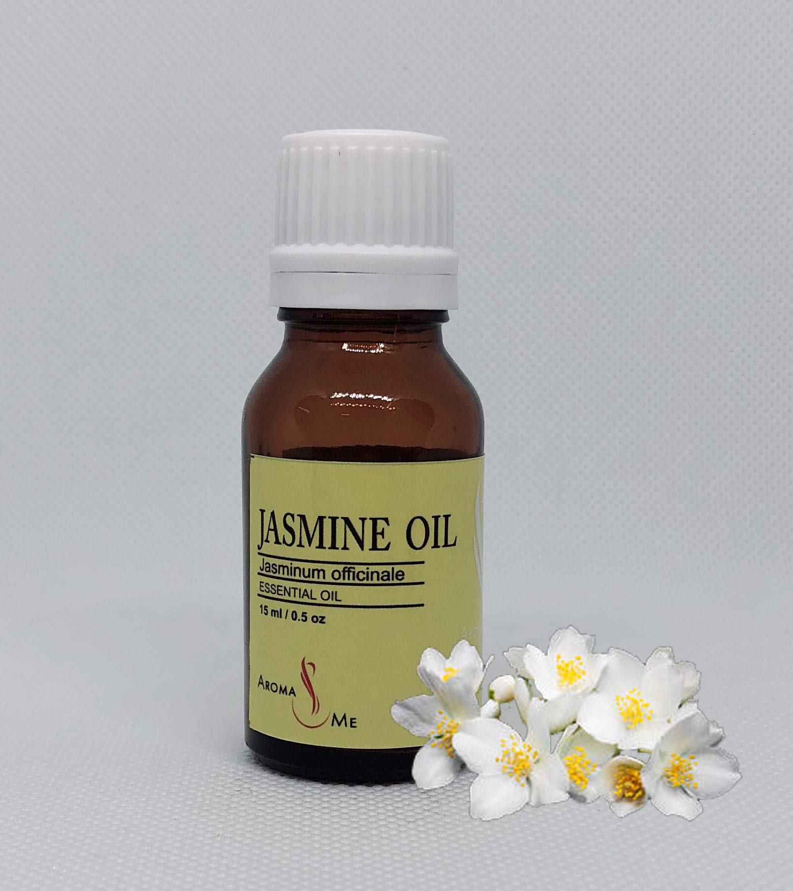 Aroma & Me 100% Pure Natural Jasmine Essential Oil - 15ml for Aromatherapy, Massage & Skin Care
