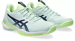 ASICS Women's Solution Speed FF 3 Tennis Shoes - Pale Mint/Blue Expanse - Lightweight Performance Court Shoes for Women - Perfect for Competitive Matches & Training Sessions