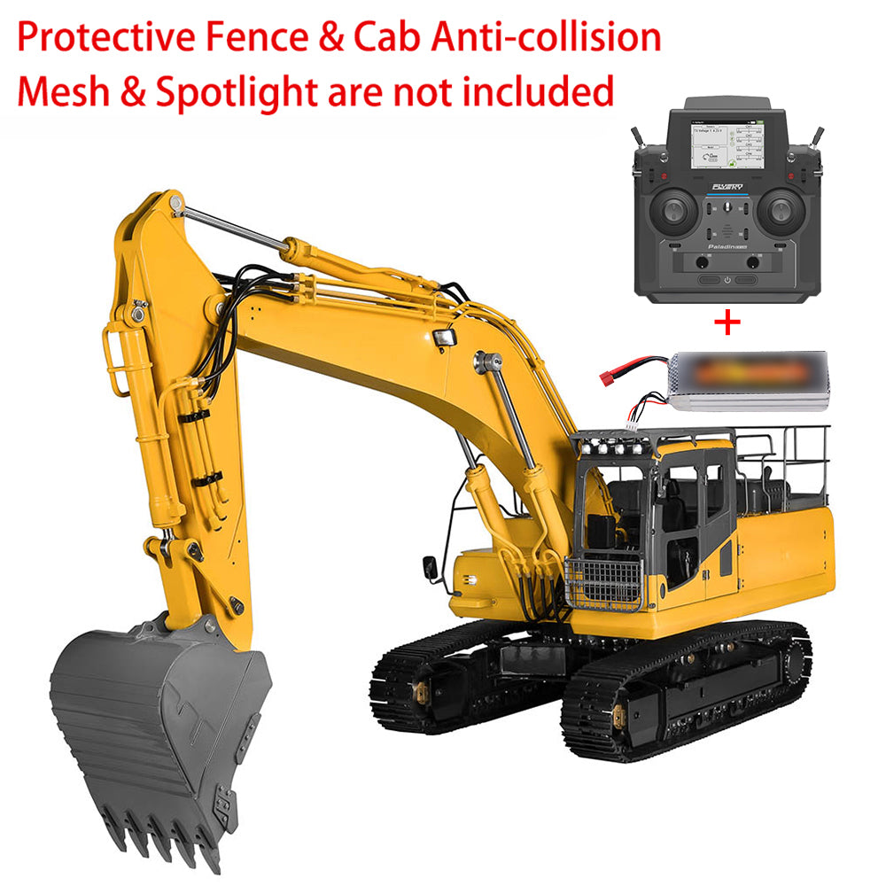 LESU 1:14 Scale Metal RC Hydraulic Excavator - Remote Control Construction Toy with PC360 Digger, RTR Painted Body, ESC Motor & Servo - Perfect for Kids Outdoor Play, Construction Enthusiasts & Collectors