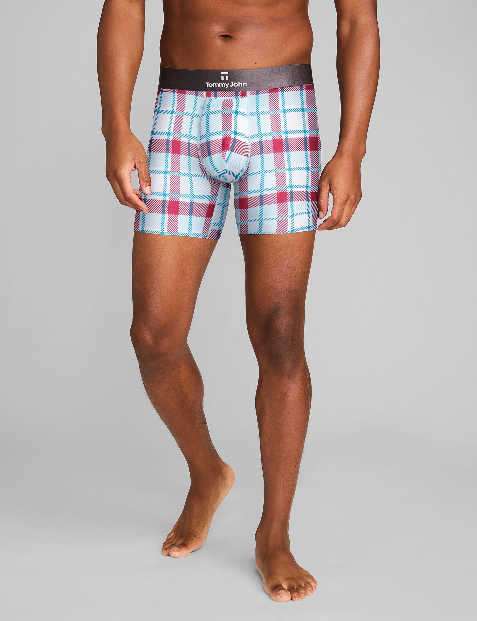 Breathable Second Skin Mid-Length Boxer Briefs - 6 Pack of Ultra Soft Men's Underwear for All-Day Comfort | Perfect for Workouts, Travel & Everyday Wear