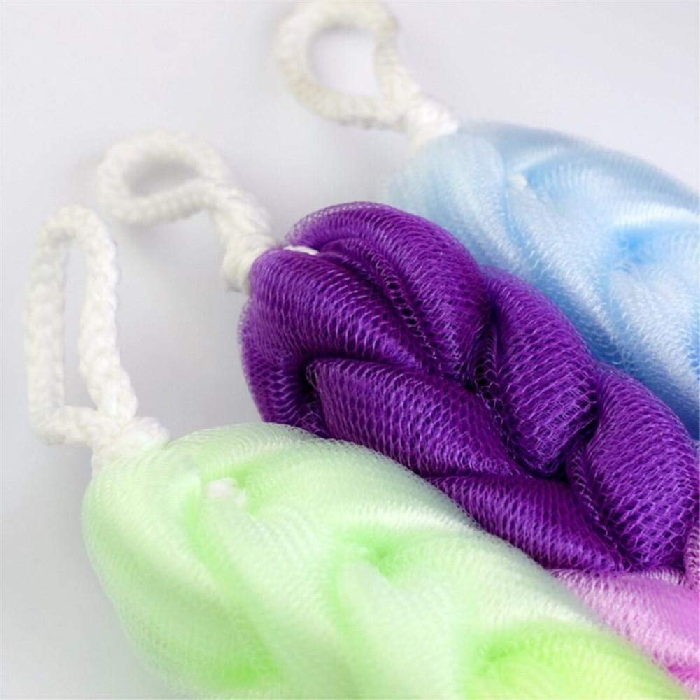 Exfoliating Body Scrub Towel - Long Nylon Bath Brush & Washcloth for Back Exfoliation - Shower Sponge for Smooth Skin - Perfect for Spa, Home & Travel (Color: A)