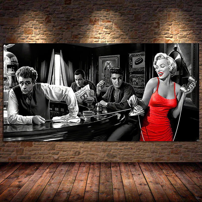 Vintage Marilyn Monroe Poster - High Quality Art Print for Home Decor, Office & Gifts | Classic Hollywood Wall Art for Bedroom, Living Room & Studio
