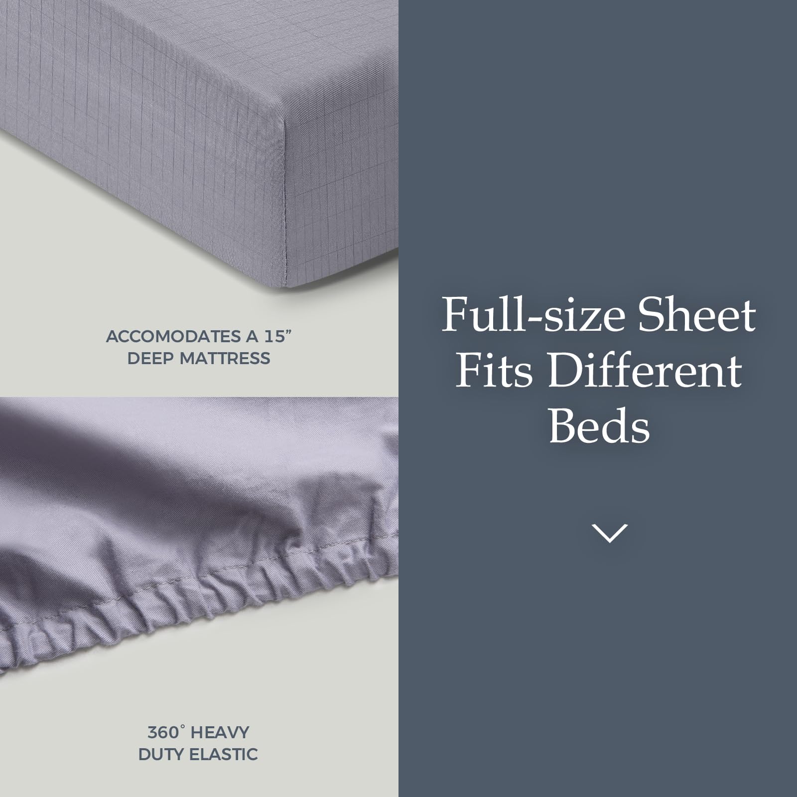 Organic Cotton Grounding Sheets with Pure Silver Fiber - Queen Size (76