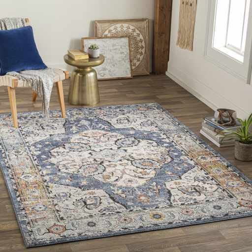 Hauteloom Bambang Soft Plush Area Rug for Living Room & Bedroom - Gray, Multi, Silver - 7'10