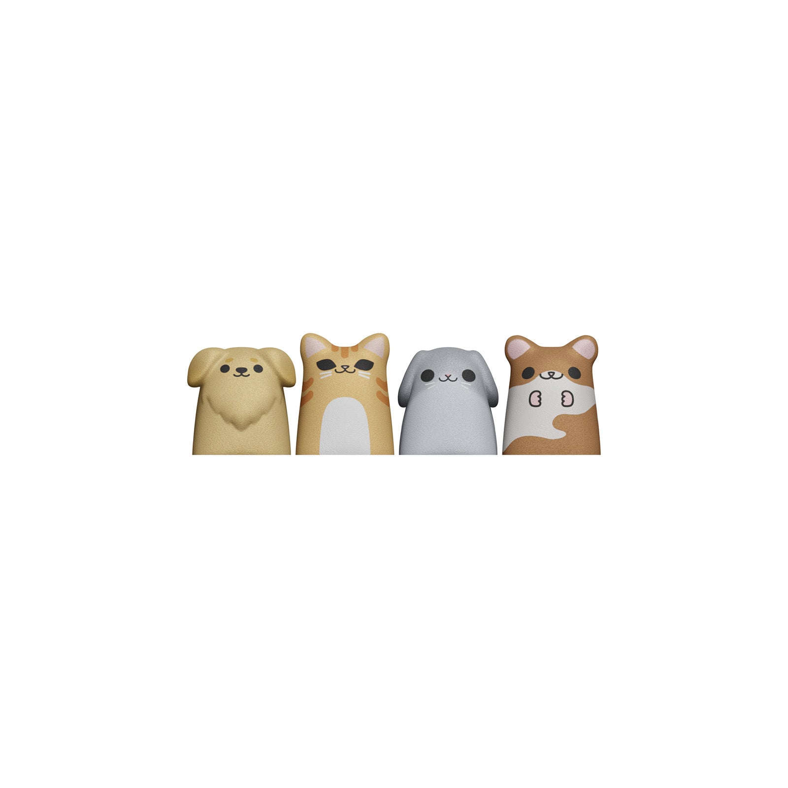 HX3D Custom Keycap Set - Cute Pet Themed Mechanical Keyboard Keycaps for Gaming & Typing - Perfect for PC, Mac, and Laptop Enthusiasts