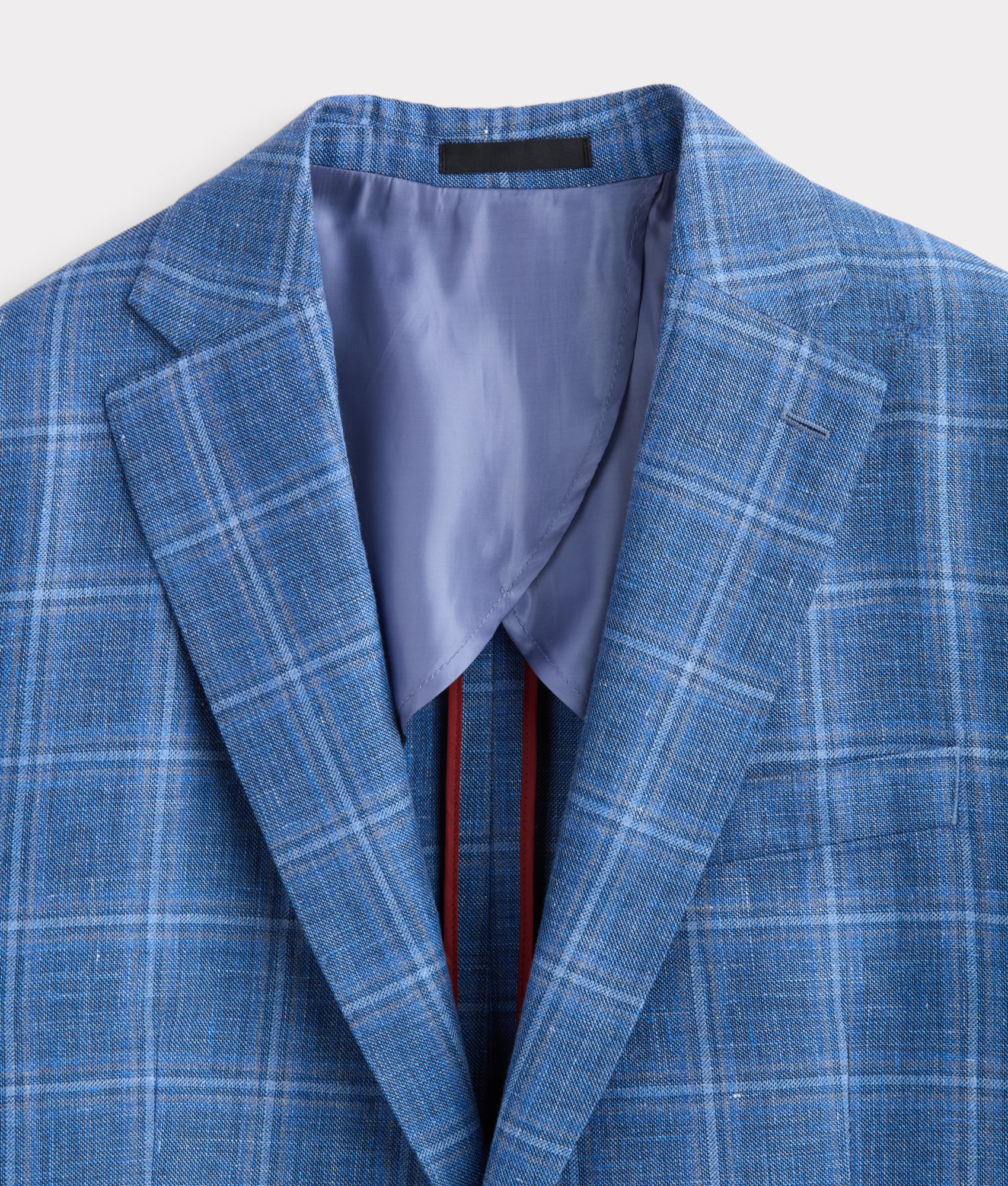 Lucchese Men's Navy Windowpane Sport Coat - Premium Wool Blazer for Business & Casual Wear | Perfect for Office, Weddings & Special Occasions