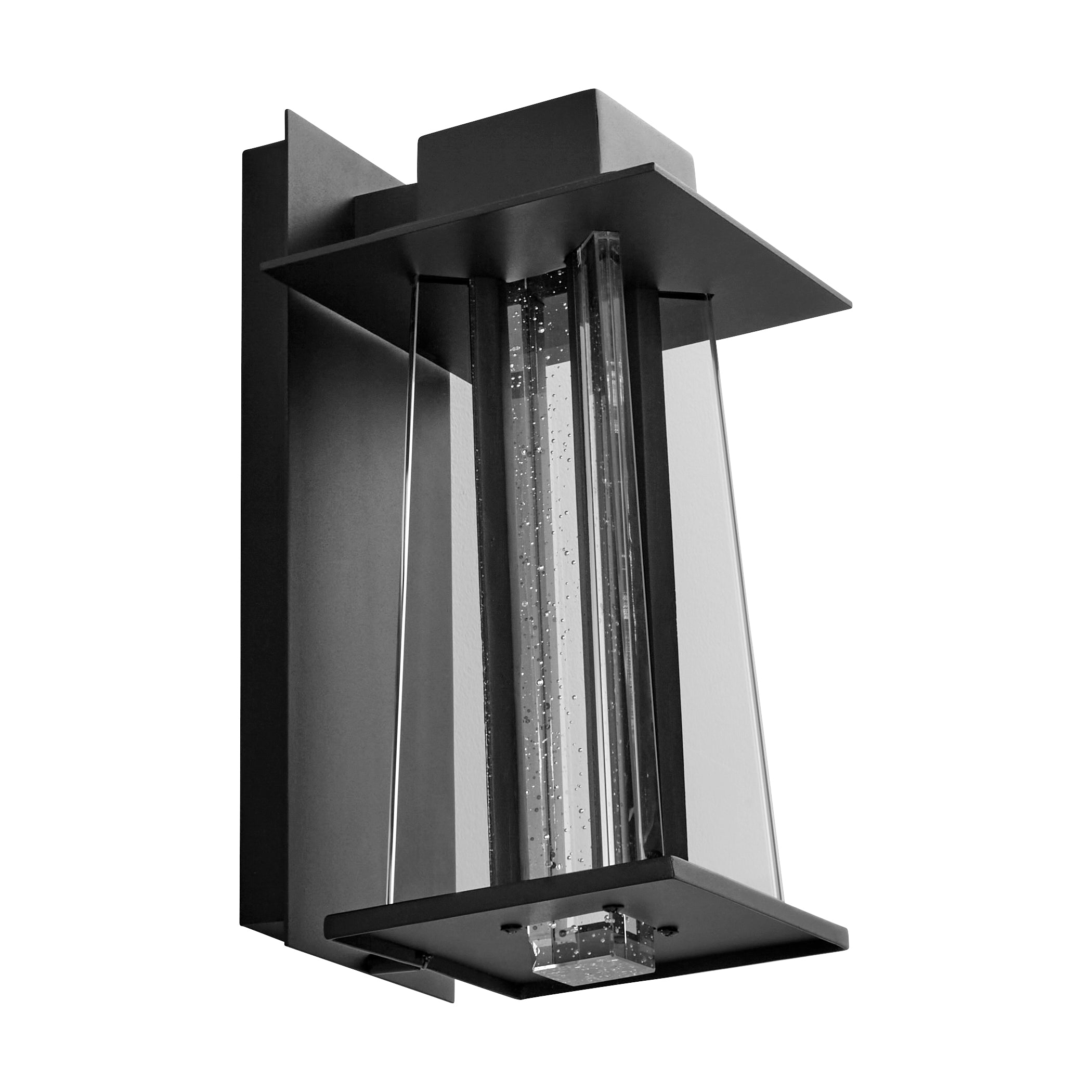 Oxygen Artè 3 759 15 Outdoor Wall Sconce Light in Black - Waterproof Exterior Lighting for Patio, Garden & Porch