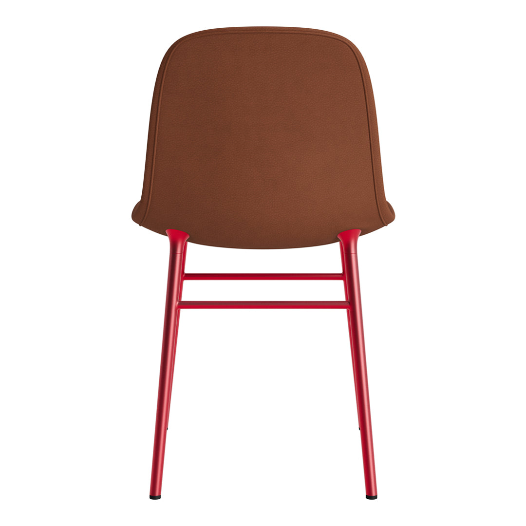 Modern Form Chair with Sturdy Metal Legs & Comfortable Upholstery - Perfect for Home Office, Living Room, or Dining Room Decor