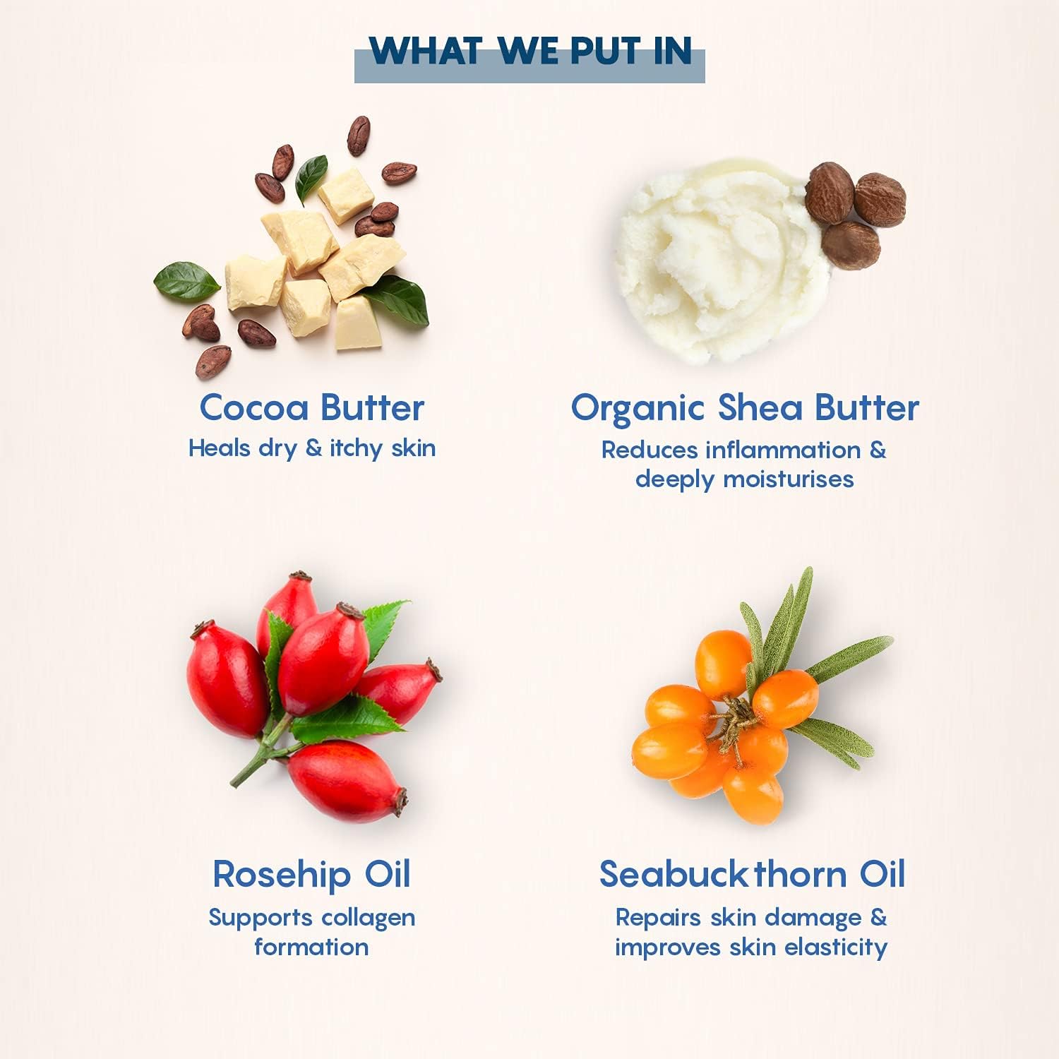 D Momssss Natural Body Butter for Pregnancy - 100g Shea & Cocoa Butter Cream for Dry, Itchy Skin - Hydrating Belly Butter for Expecting Moms & Sensitive Skin Care - Perfect for Prenatal Massage & Daily Moisturizing