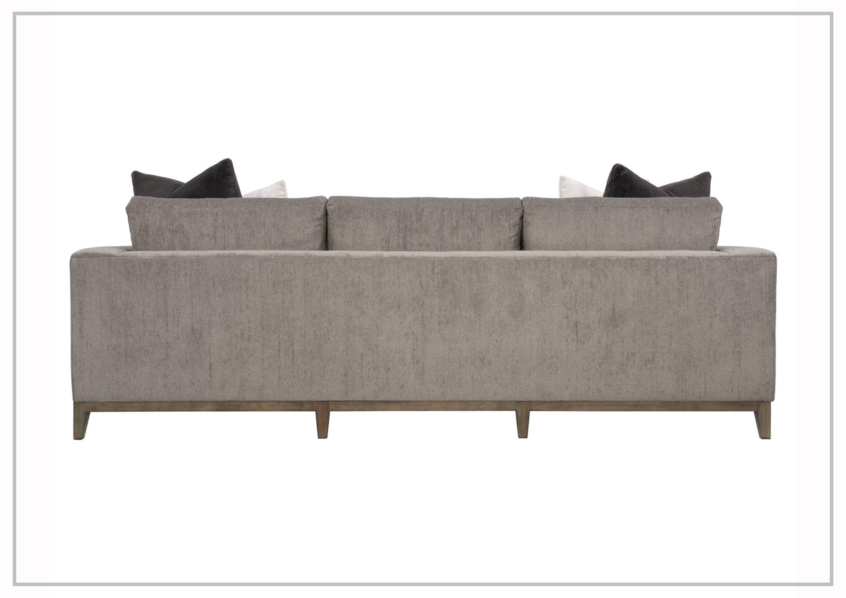 Bernhardt Noel Fabric Sofa with Plush Feather Down Cushion - Comfortable Modern Living Room Furniture for Home & Office Relaxation