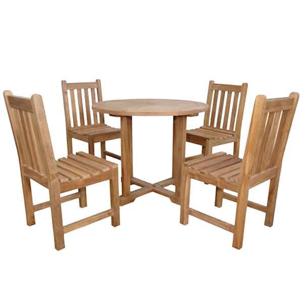 Montage Braxton 5-Piece Dining Set - Modern Kitchen Table and Chairs for Small Spaces - Perfect for Apartments, Breakfast Nooks & Cozy Family Meals