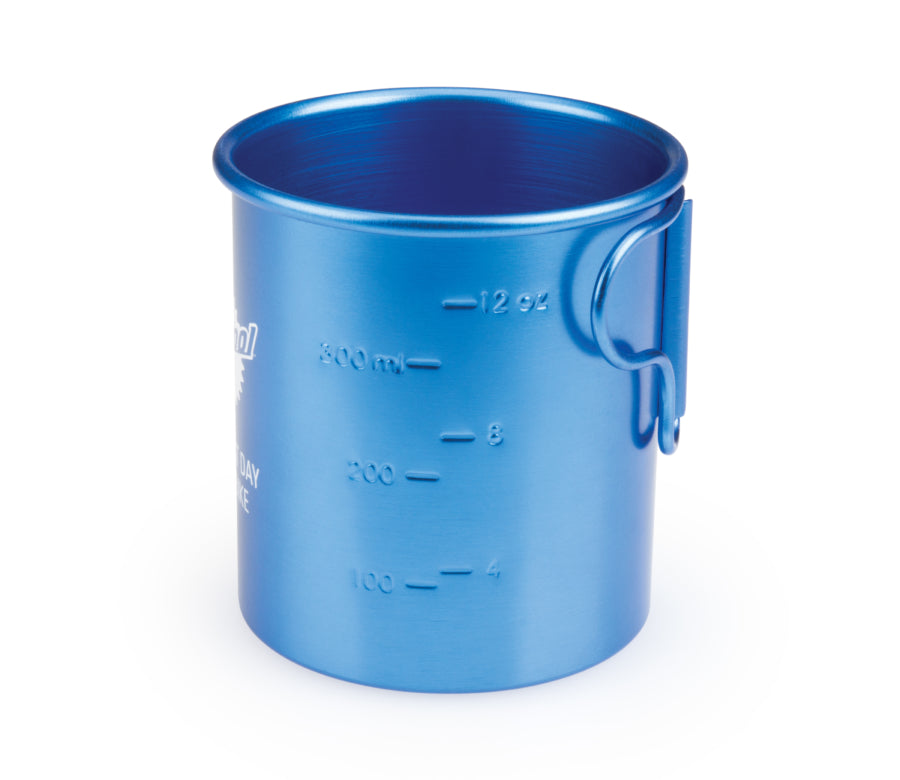 Park Tool Aluminum Camp Mug - Durable & Lightweight Coffee Cup for Outdoor Adventures, Hiking, and Camping