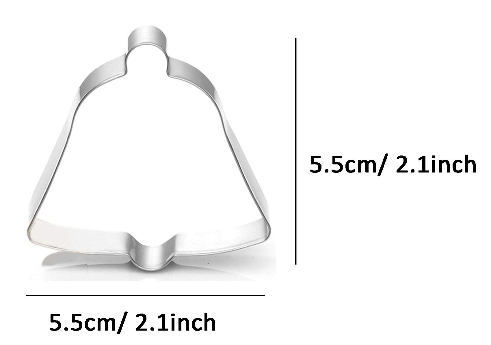 Premium Single Bell-Shaped Cookie Cutter for Christmas Baking - Perfect for Holiday Cookies, Gingerbread, and Festive Desserts