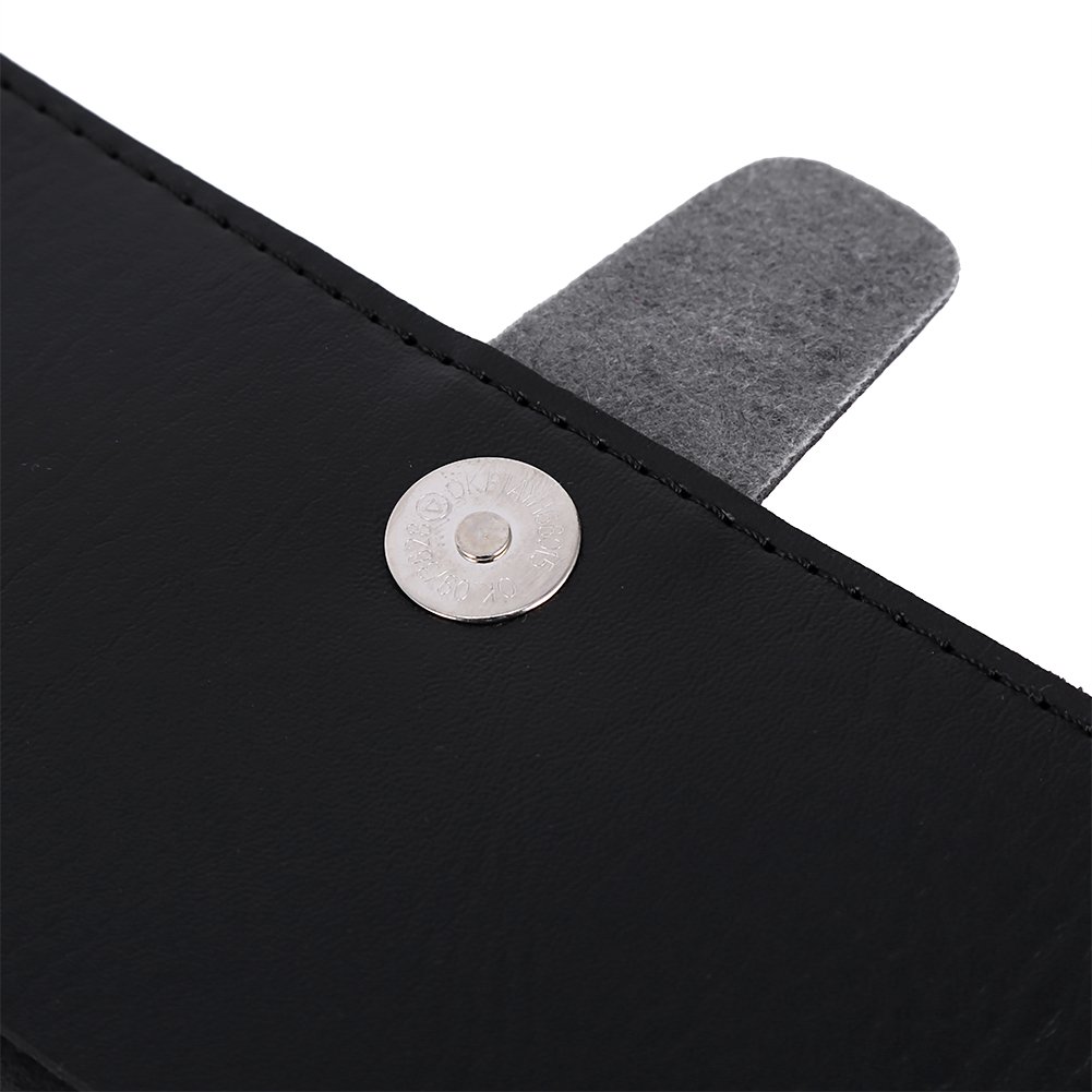 Professional Barber Salon PU Leather Hair Cutting Case - Styling Tools Holder Bag for Hairdressers | Perfect for Salon, Home & Travel Use