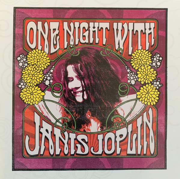 One Night with Janis Joplin - Vintage Concert Poster, Classic Rock Memorabilia, Music Wall Art Decor for Fans & Collectors - Perfect for Home, Office, or Music Room Decorations