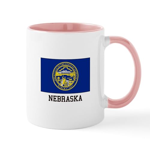 White/Pink Inside - Nebraska Mugs
