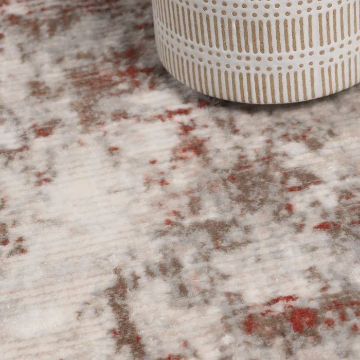 Euphemia Distressed Abstract Eclectic Modern Indoor Area Rug or Runner - Soft Bohemian Style Carpet for Living Room, Bedroom, Office Decor