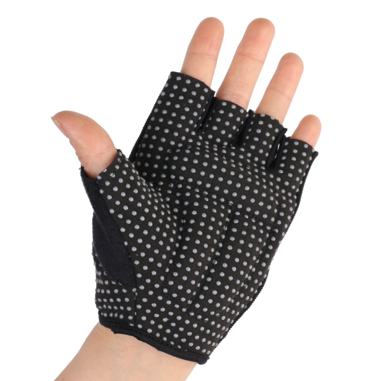 Anser 7140003 Half Finger Weight Lifting Gloves for Men & Women - Breathable Gym Gloves for Cross Training, Powerlifting, Workout - Perfect for Weightlifting, Pull Ups, Rowing & Fitness Training