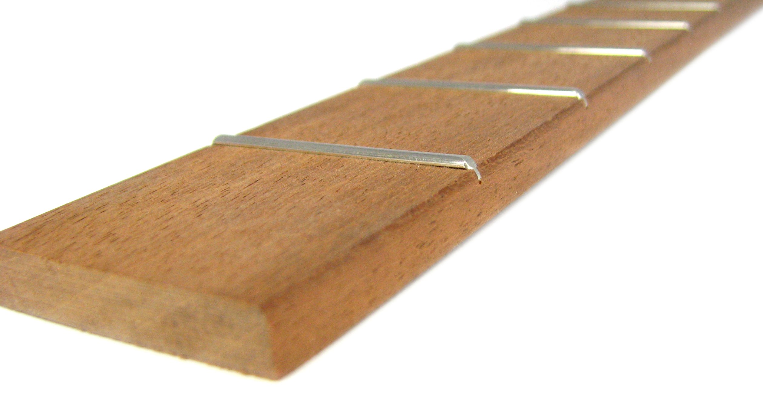 Premium 25-inch Scale Cigar Box Guitar Fretboard - Genuine Mahogany Wood - Handcrafted in USA - Perfect for Blues, Folk & DIY Instrument Builders