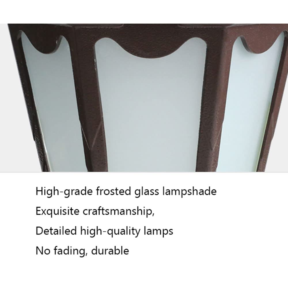 Personalized Solar Post Lantern Lights - Waterproof Outdoor Solar LED Lamp for Patio, Garden, Gate & Landscape Decoration | Energy-Efficient White Light Fixture for Pathways, Driveways & Yard Lighting