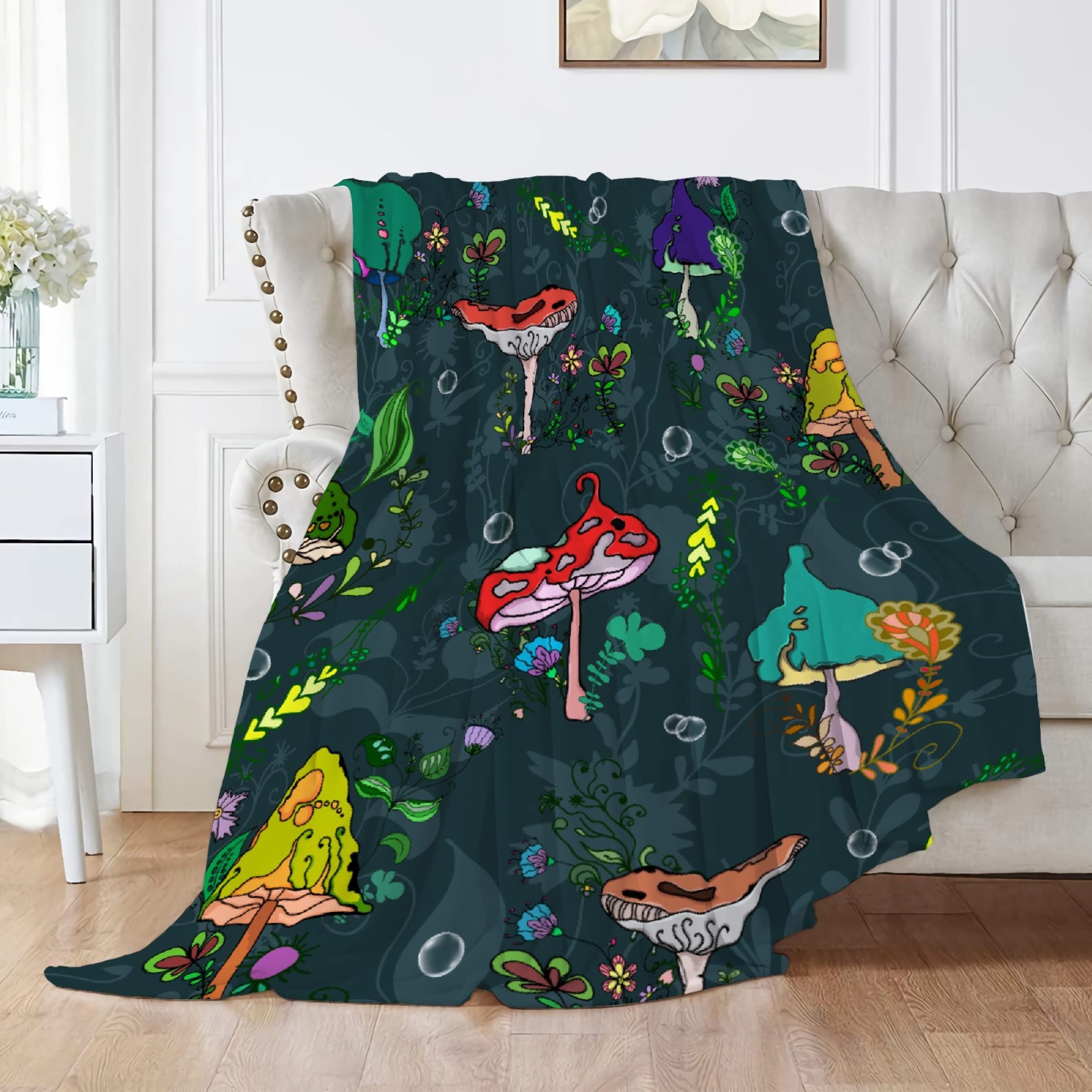 MYSTCOVER Oversized King Flannel Plush Blanket - 120