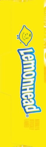 Lemonhead Hard Lemon Candy - 24 Pack of 0.8oz Boxes | Sour & Sweet Lemon Flavored Candies for Parties, Halloween Treats, Office Snacks & Movie Night